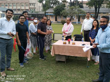 Badminton championship final of AIDC